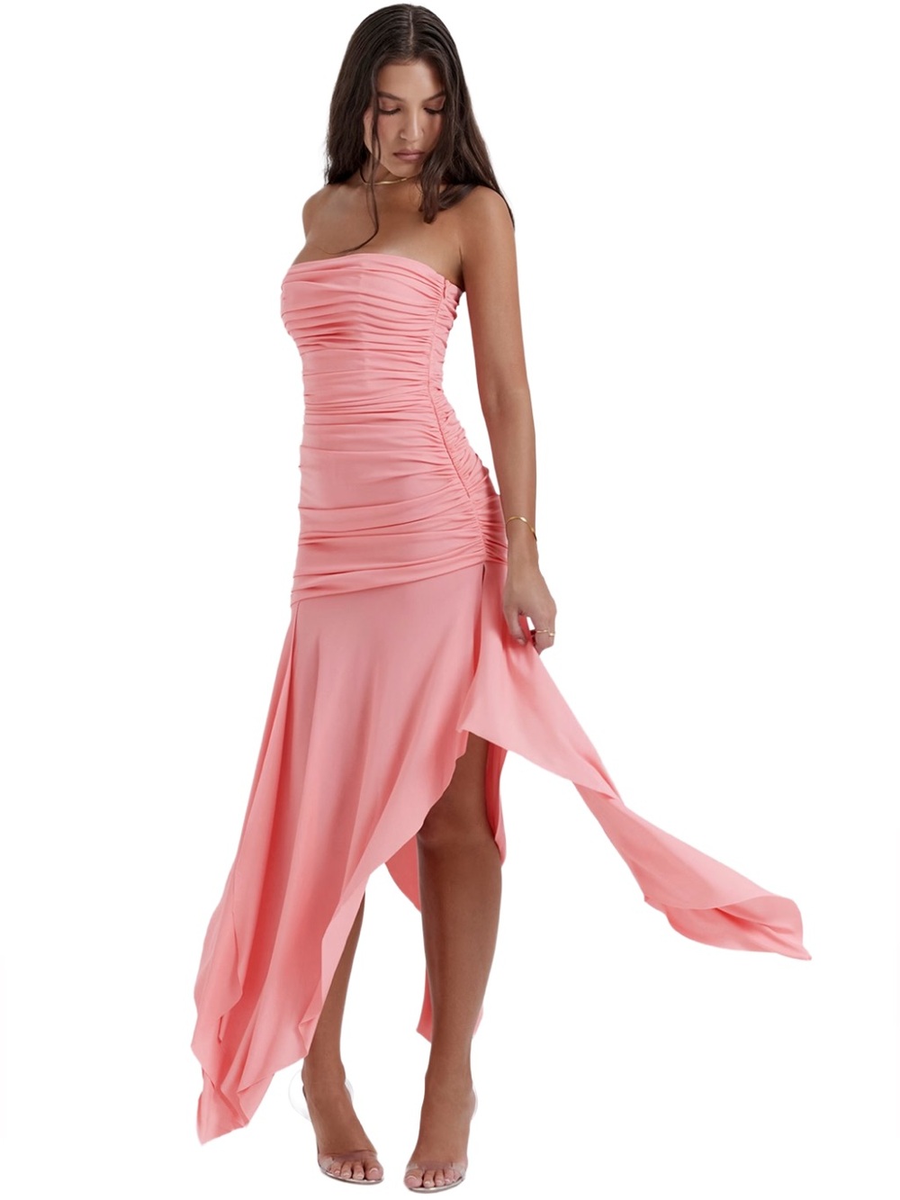 NWOT House of CB 'Ivana' Asymmetric Dress